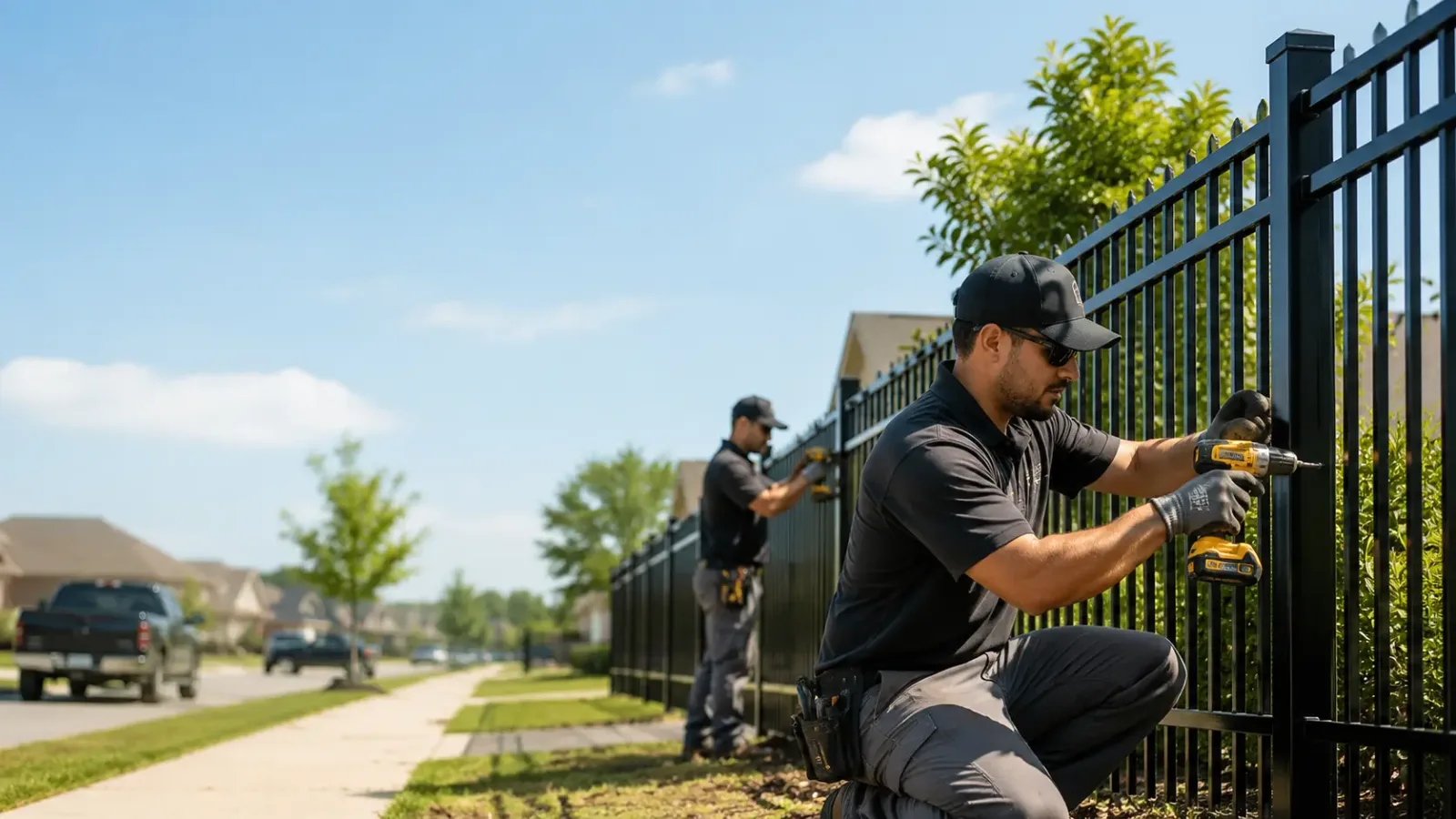 Metal Fence Installation in Black Rock, AR